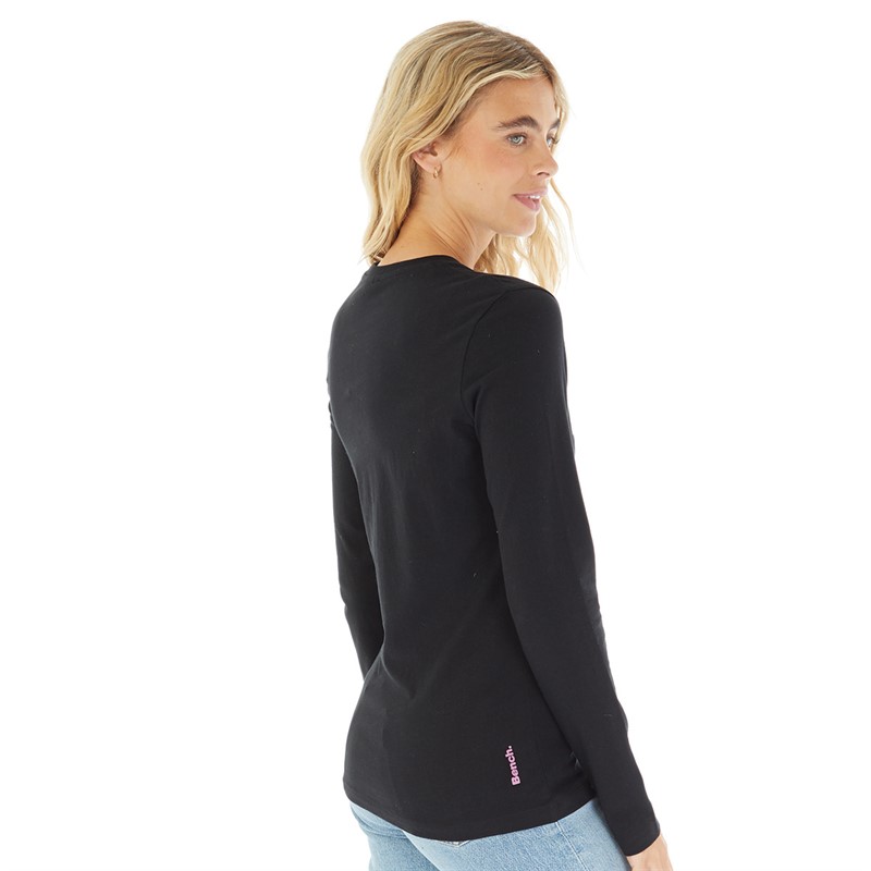 Bench Womens Jewelle Long Sleeve T-shirt Black