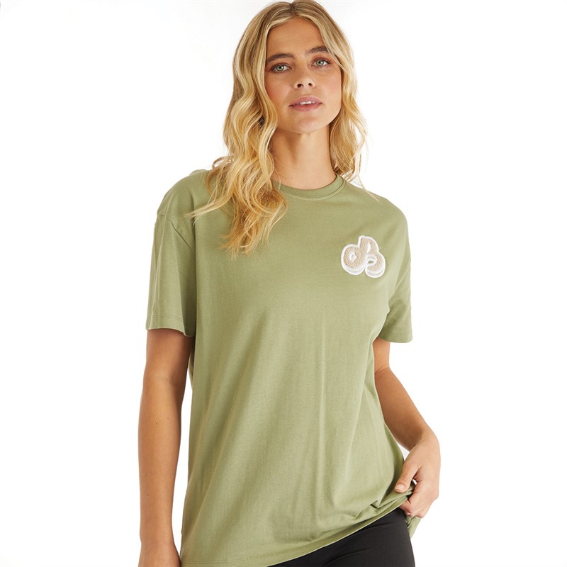 Bench Womens Gauff T-Shirt Soft Khaki