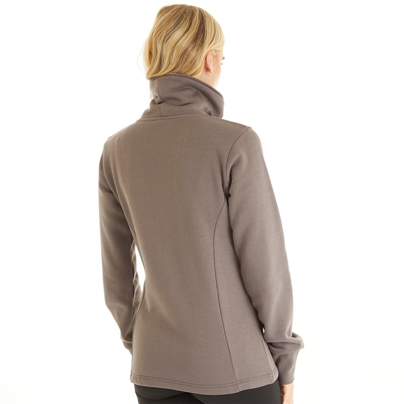 Bench Womens Original Track Top Charcoal