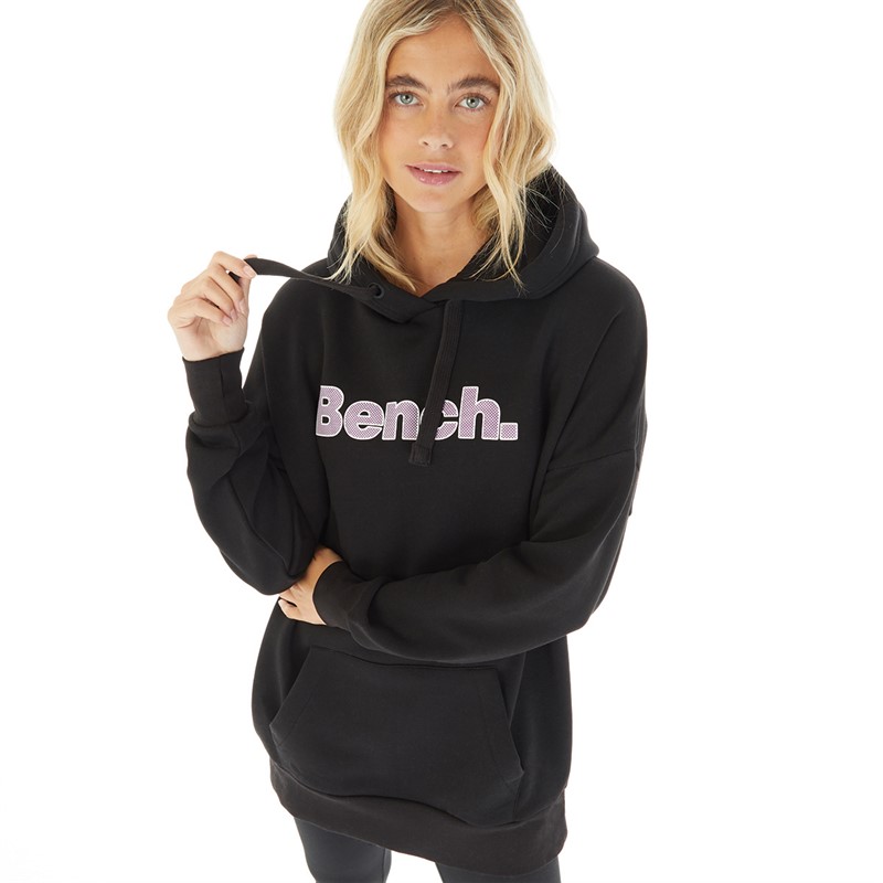 Bench Womens Dayla Oversized Hoodie Black