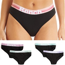 Bench Womens Delphie Five Pack Briefs Black