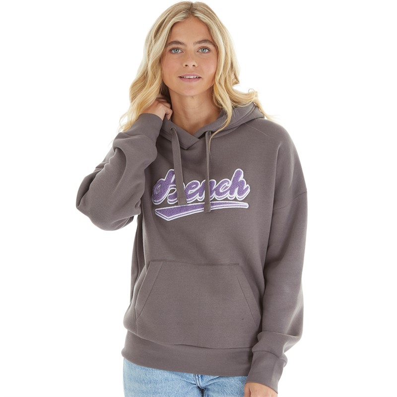 Bench Womens Karolina Hoodie Dark Charcoal