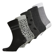 Bench Damen Elwood Socken 5er Pack Schwarz/Mehrfarbig