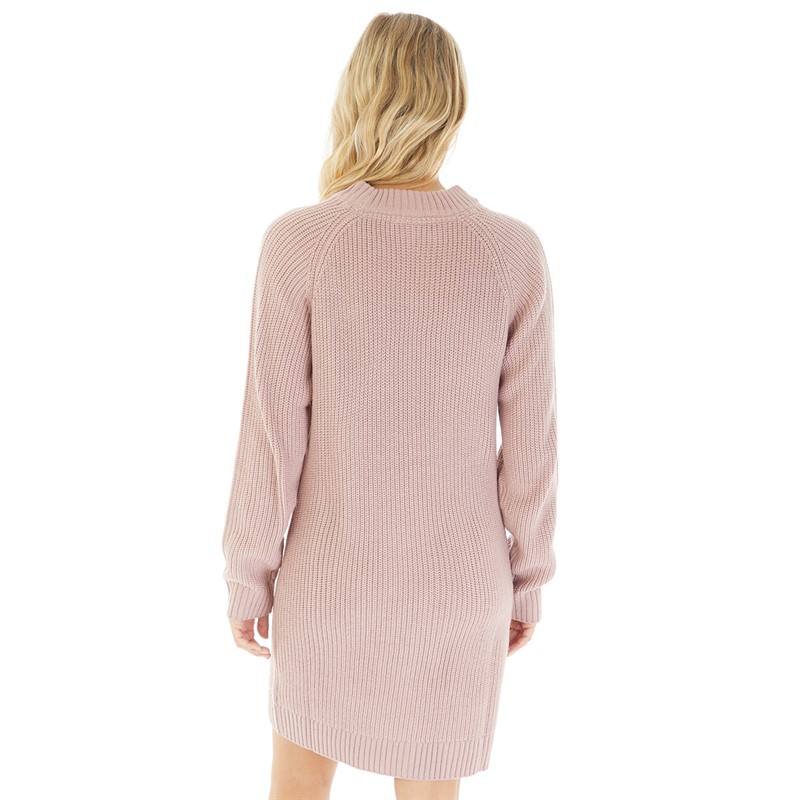 Bench Womens Karlie Knit Dress Blush