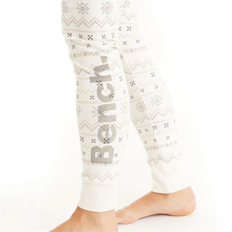 Bench Womens Soffi Loungewear Set Winter White