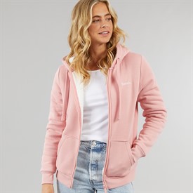 BenchWomensMintzTeddyLinedZipThruHoodieBlush