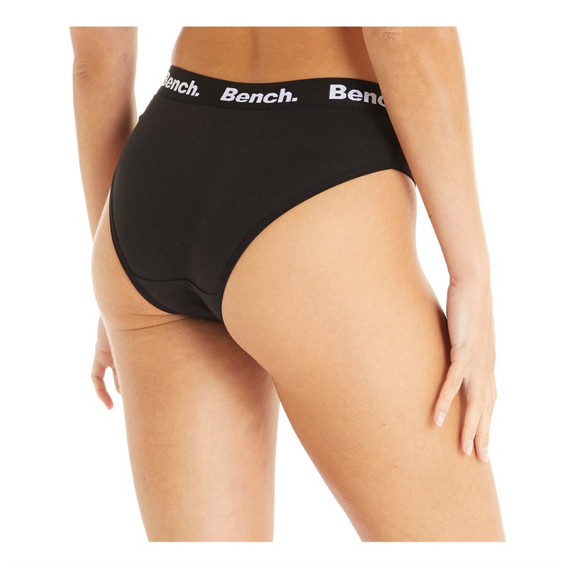 Bench Womens Greya Five Pack Briefs Black