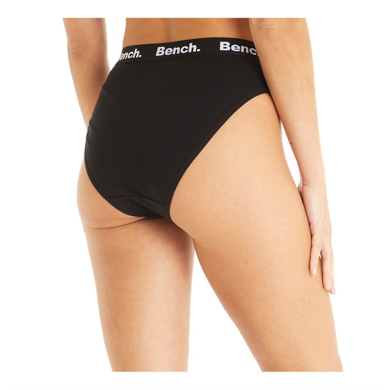 Bench Womens Adde Five Pack Briefs Black