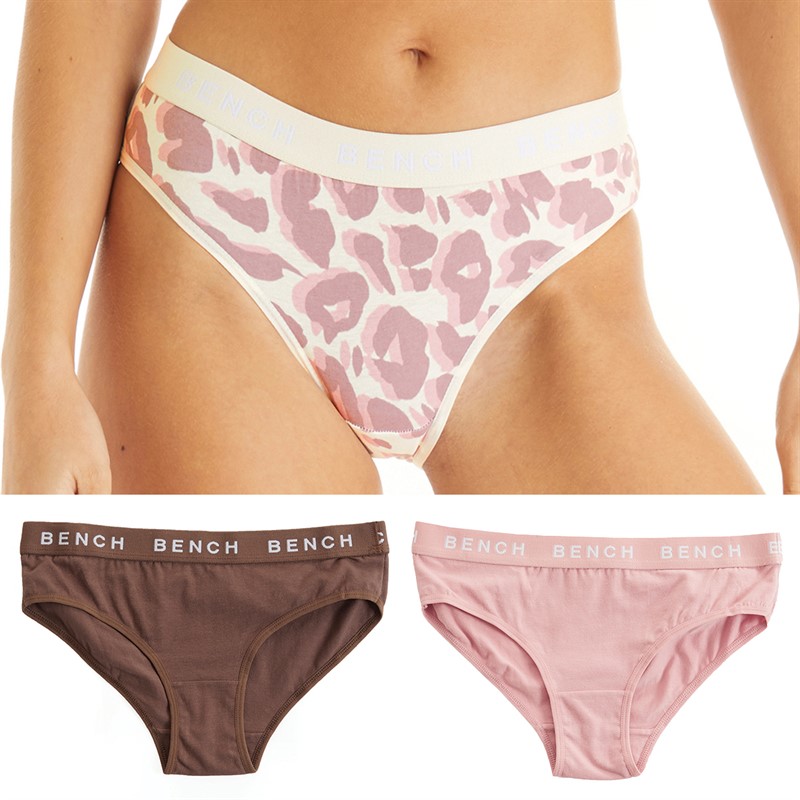 Bench Womens Kye Three Pack Briefs Multi