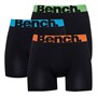 Bench Boxers en bambou Hozier homme, lot de 3, Noir
