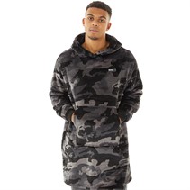 Bench Mens Ossit Snuggle Fleece Black Camo