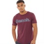 Bench T-shirt Swinton rouge homme