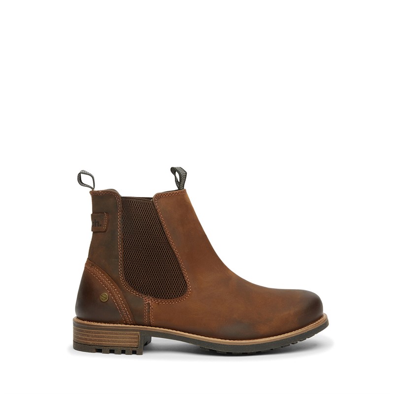 Bench Mens Newton Chelsea Boots Chestnut