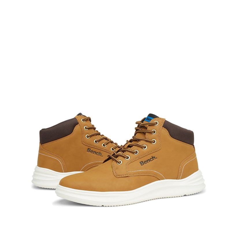 Bench Mens Cheetham Chukka Boots Wheat