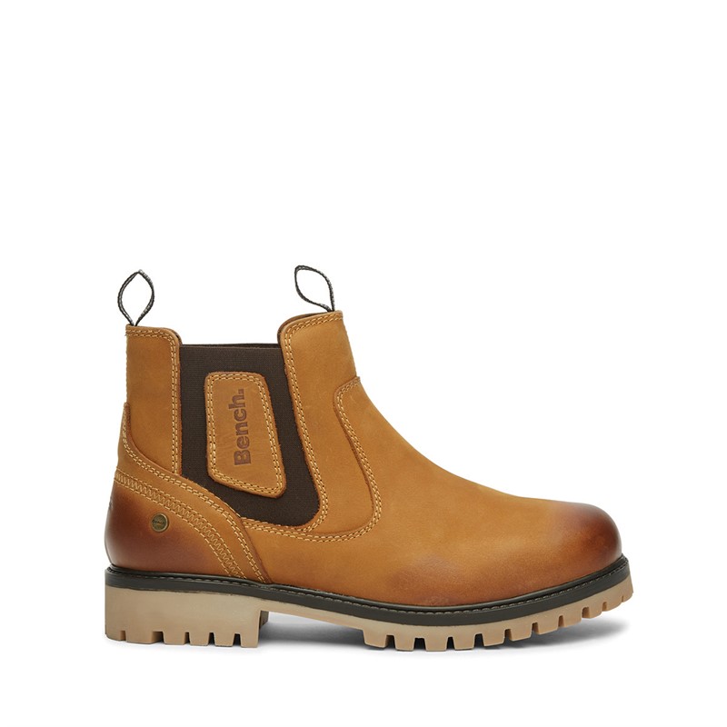 Bench Mens Shilton Chelsea Boots Camel