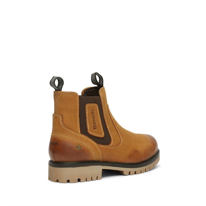 Bench Mens Shilton Chelsea Boots Camel