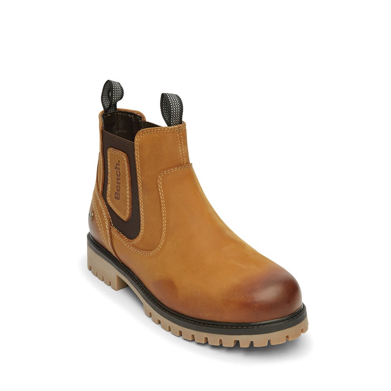 Bench Mens Shilton Chelsea Boots Camel