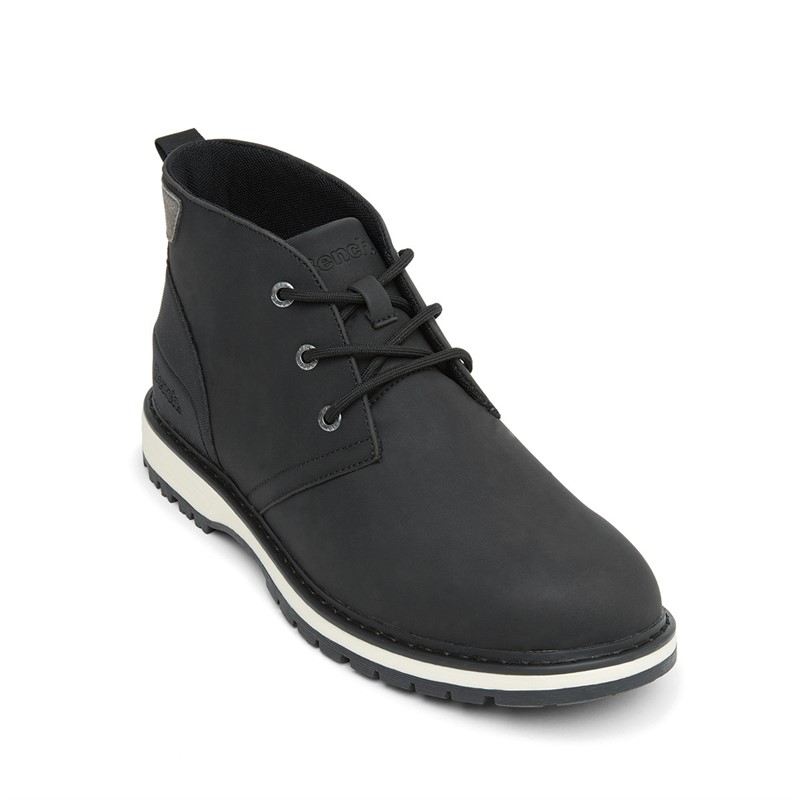 Bench Mens Hewlett Chukka Boots Black