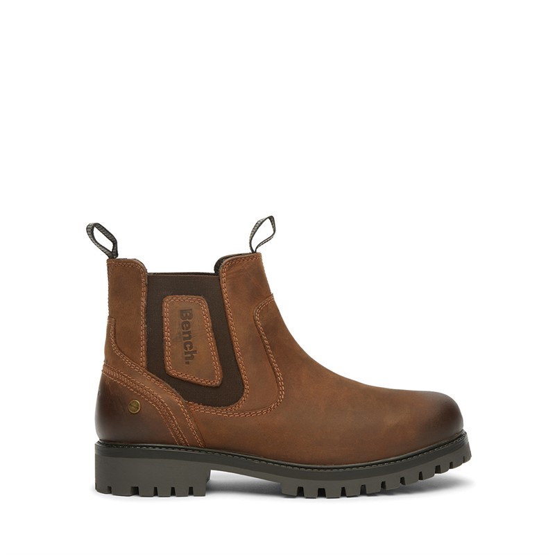 Bench Mens Shilton Chelsea Boots Chestnut