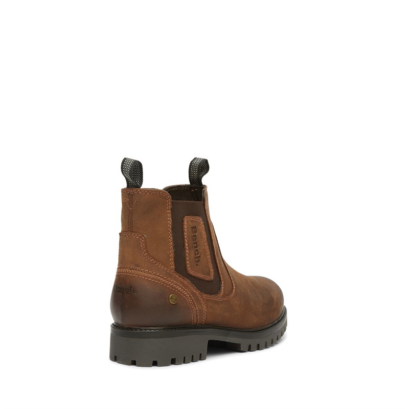 Bench Mens Shilton Chelsea Boots Chestnut