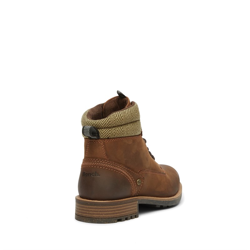 Bench Mens Lever Boots Chestnut