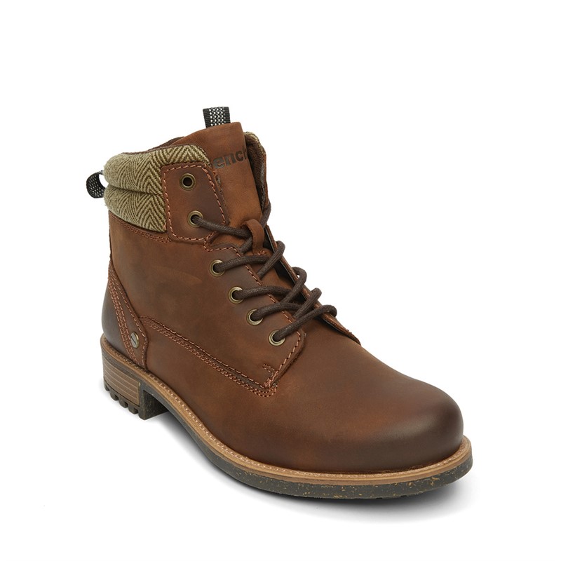 Bench Mens Lever Boots Chestnut