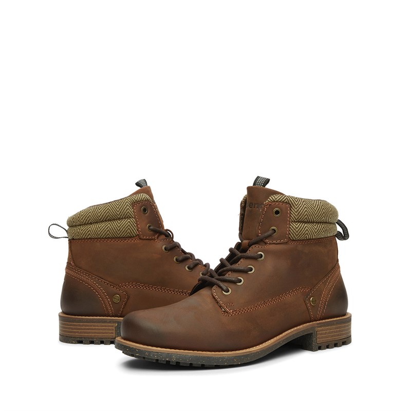 Bench Mens Lever Boots Chestnut