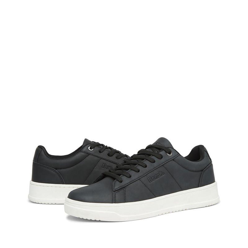 Bench Mens Gorton Trainers Black