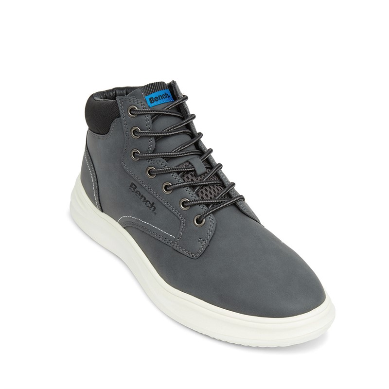 Bench Mens Cheetham Chukka Boots Grey