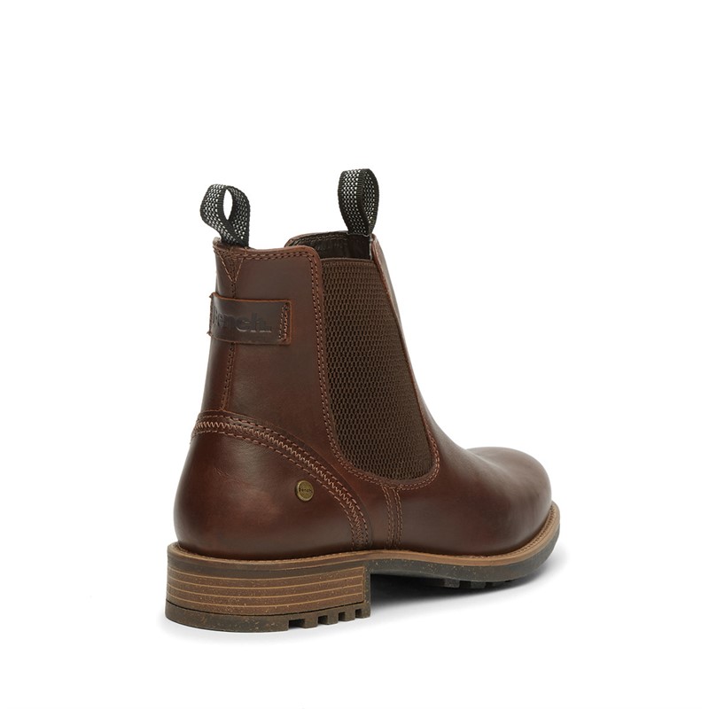 Bench Mens Newton Chelsea Boots Brier