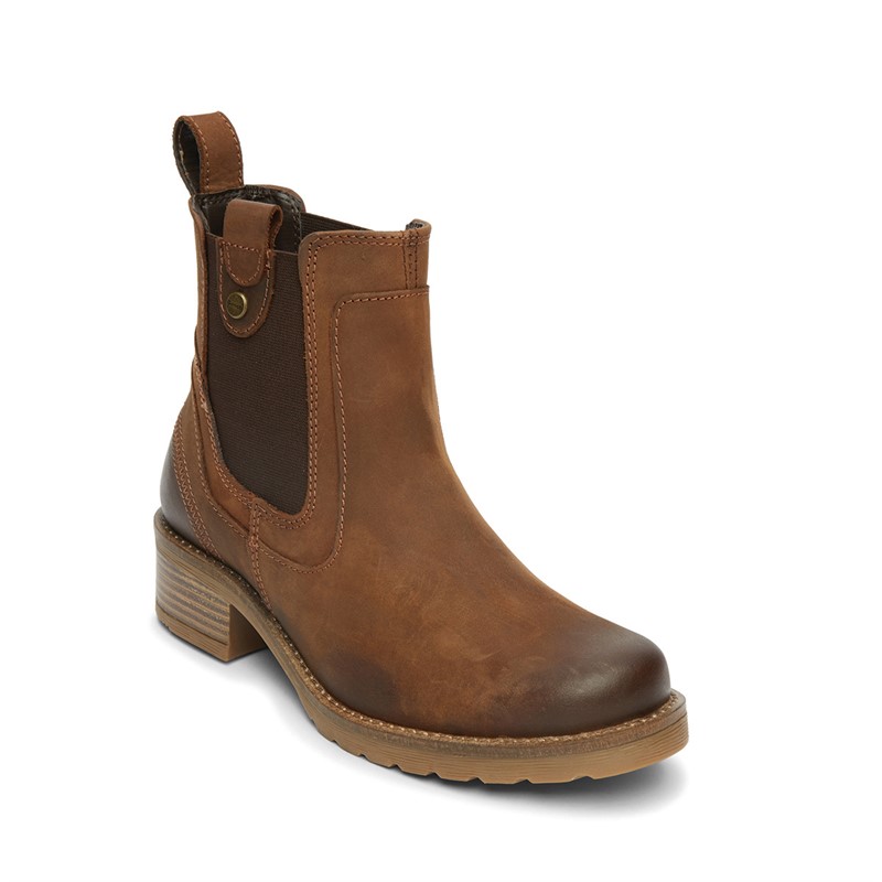 Bench Womens Weaver Chelsea Boots Chestnut