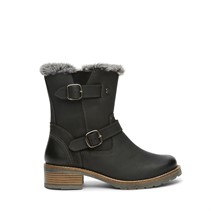 Bench Warley Boots met gesp Zwart dames