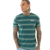 Bench Mens Milos T-Shirt Dark Green