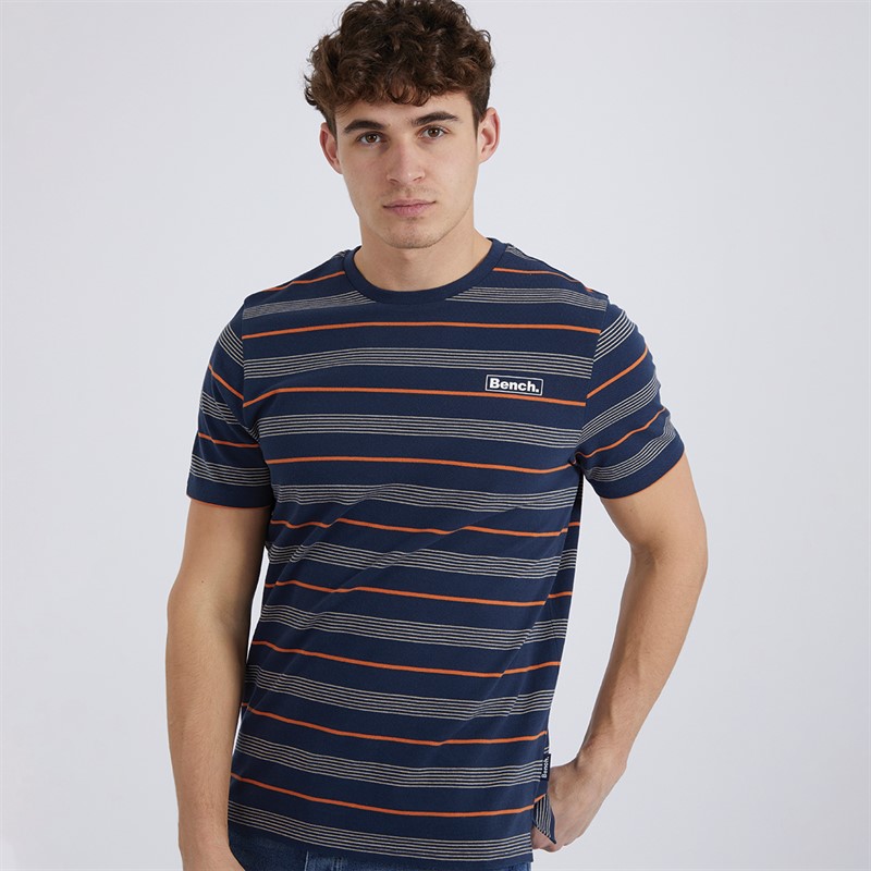 Bench Mens Milos T-Shirt Navy