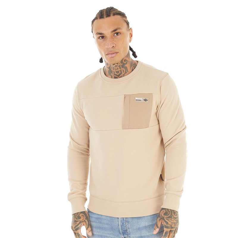 Bench Herensweatshirt Draper Crew Steen