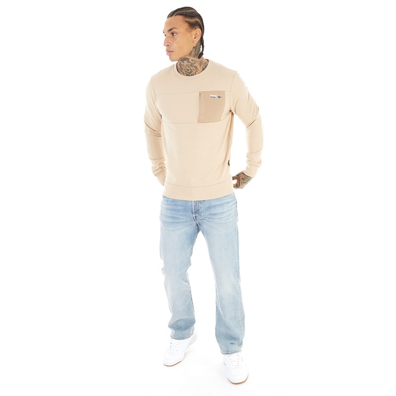 Bench Herensweatshirt Draper Crew Steen