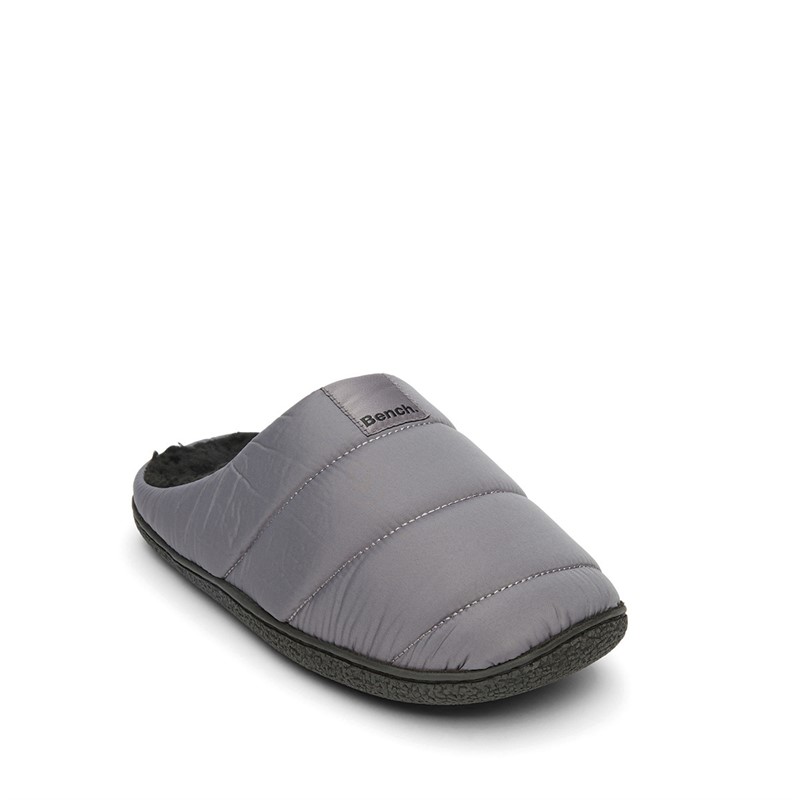 Bench Mens Niall Mule Slippers Grey