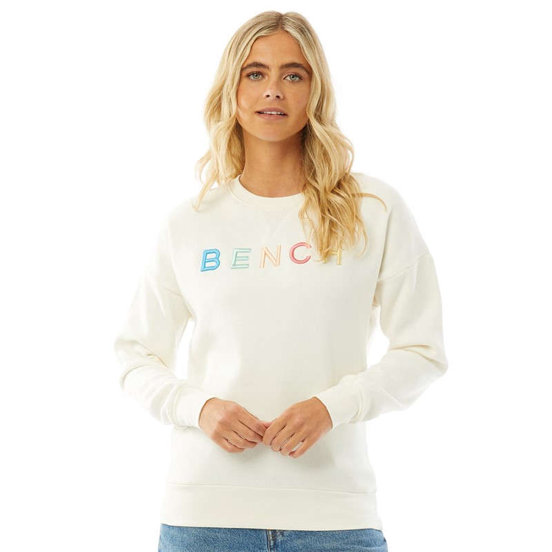 Bench Womens Daijah Sweatshirt Winter White