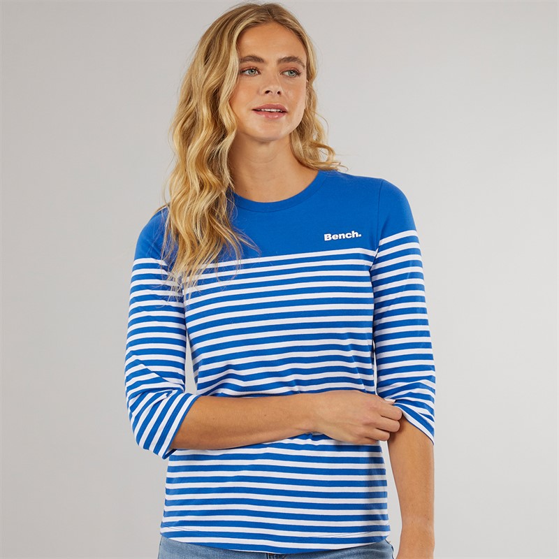 Bench Damen Arian T-Shirts Blau