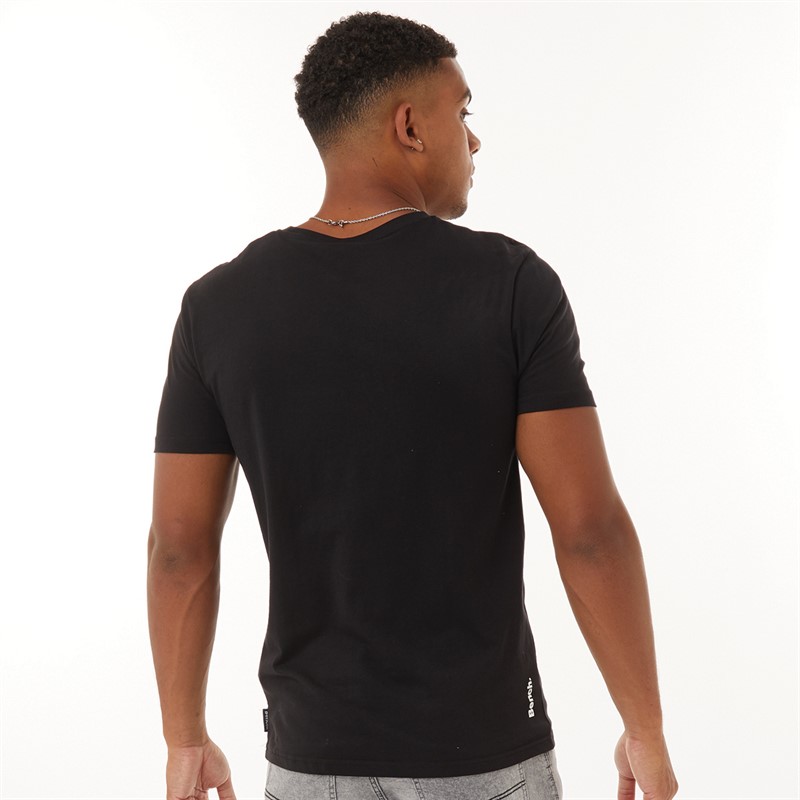 Bench Herren Hawes T-Shirt Schwarz