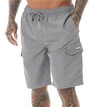 Bench Mens Shallis Cargo Swim Shorts Steel Grey