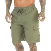 Bench Mens Shallis Cargo Swim Shorts Khaki