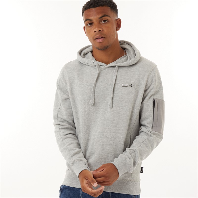 Bench Herren Deras Hoodie Grau Melange