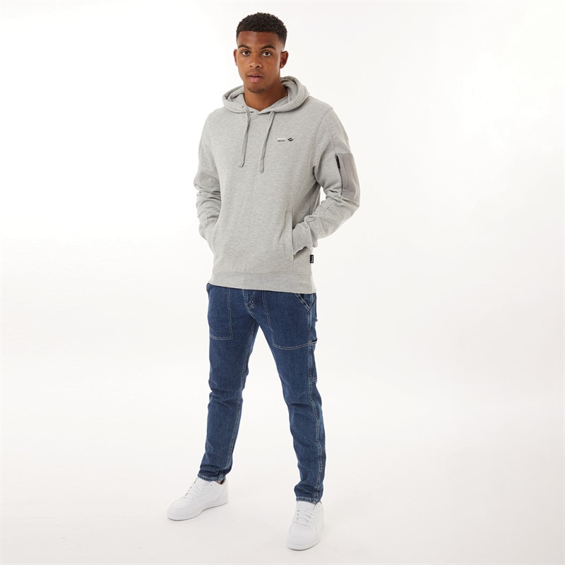 Bench Herren Deras Hoodie Grau Melange