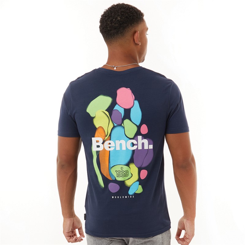 Bench Herren Rinox T-Shirt Marineblau