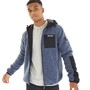 Bench Herren Fleece Kapuzenpullover mit Reißverschluss Marezi Marineblau