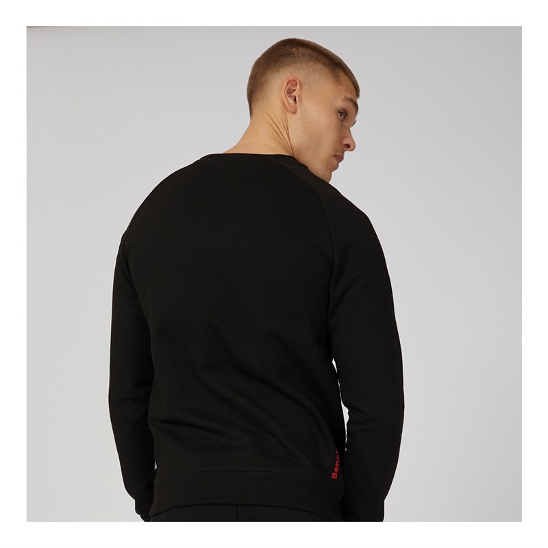 Bench Sweatshirt Marton Crew Schwarz herren