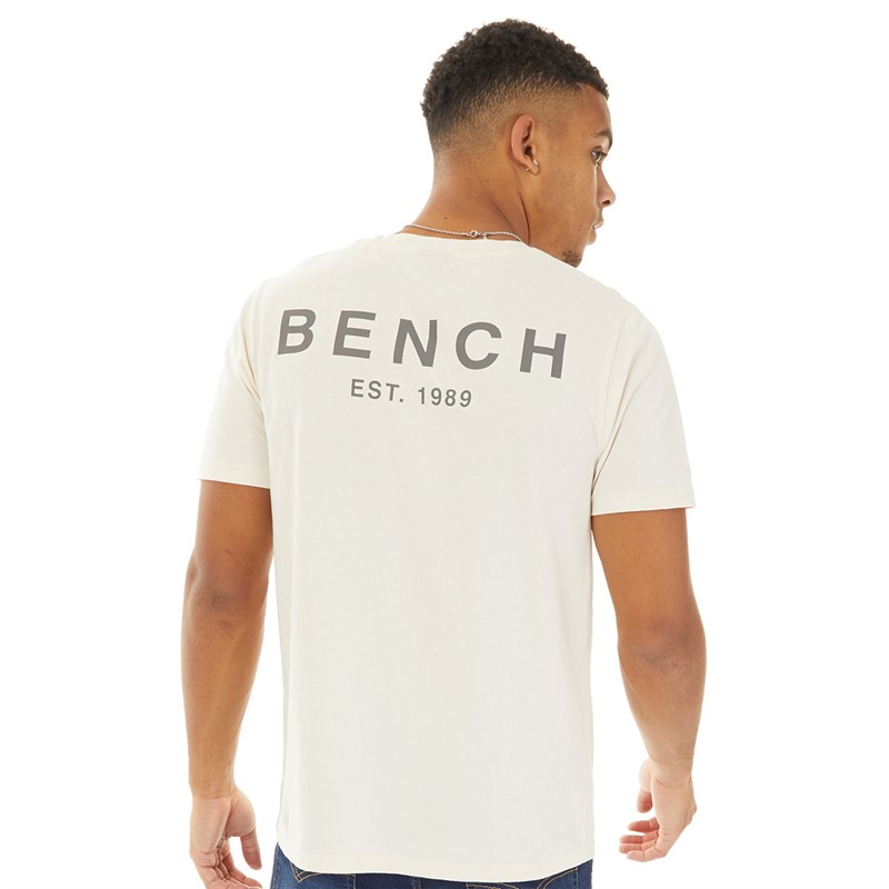 Bench T-shirt voor Heren Ecru