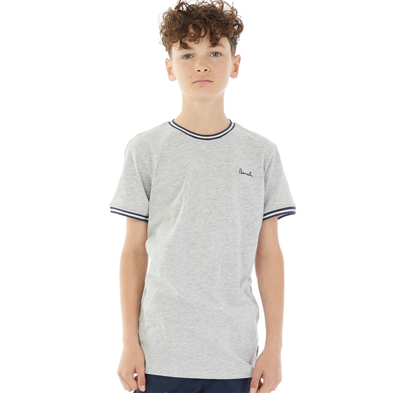 Bench T-shirt Gris Chiné Garçon Stonos