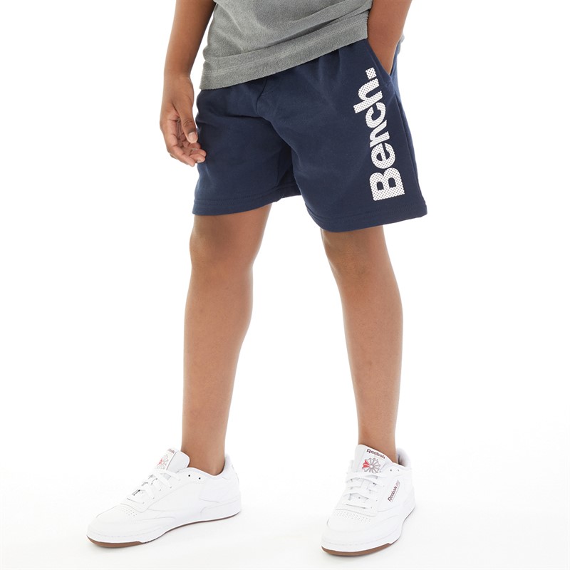 Bench Jongens Rolando Fleece Shorts Marineblauw